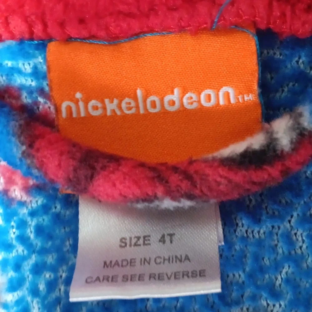 Nickelodeon Blue and Red Kids Pajama Robe - Picture 7 of 11